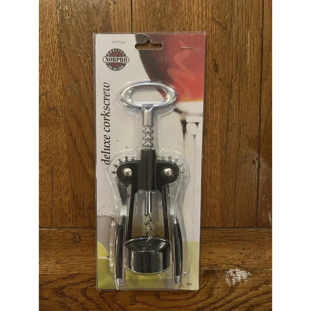 Norpro #483 Deluxe Corkscrew Cork Pull - Kitchen &‎ Dining